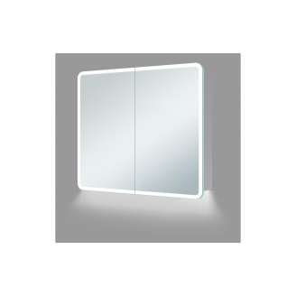 Akari 600mm 2 Door LED Mirrored Cabinet from Ebzone