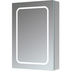 Rika 500mm 1 Door Front-Lit LED Mirror Cabinet