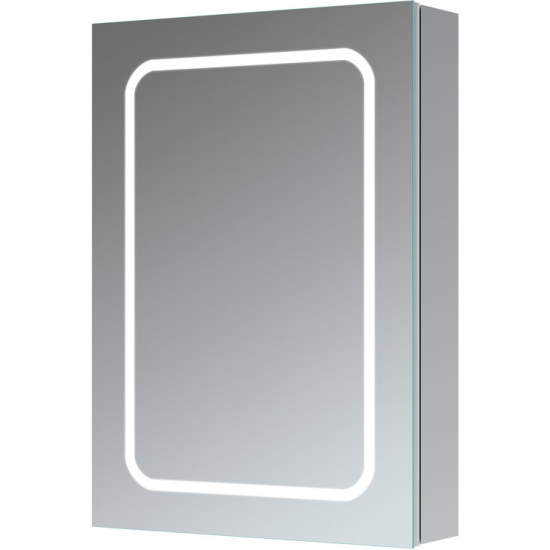 Rika 500mm 1 Door Front-Lit LED Mirror Cabinet
