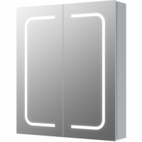 Rika 600mm 2 Door Front-Lit LED Mirror Cabinet