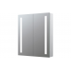 Sakura 600mm 2 Door Front-Lit LED Mirror Cabinet from Ebzone