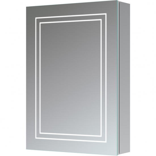 Suki 500mm 1 Door Front-Lit LED Mirror Cabinet