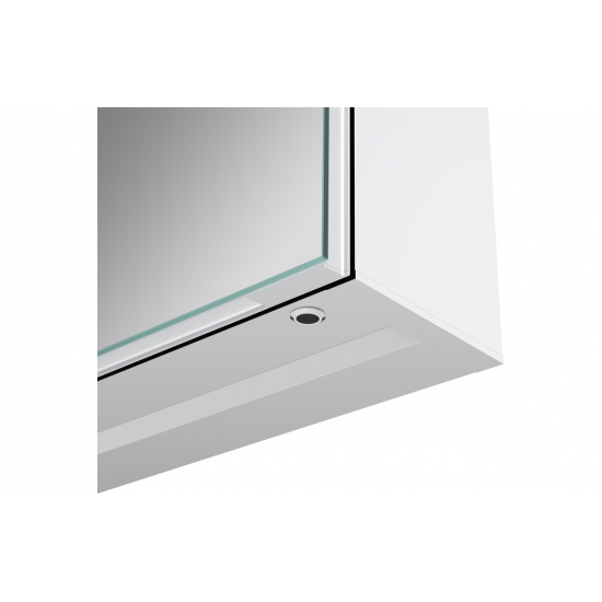 Suki 500mm 1 Door Front-Lit LED Mirror Cabinet from Ebzone Suki 500mm 1 Door Front-Lit LED Mirror Cabinet from Ebzone