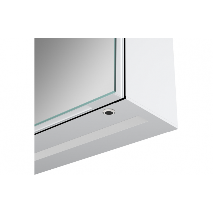 Suki 500mm 1 Door Front-Lit LED Mirror Cabinet
