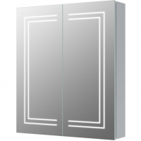 Suki 600mm 2 Door Front-Lit LED Mirror Cabinet