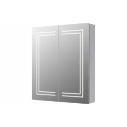 Suki 600mm 2 Door Front-Lit LED Mirror Cabinet
