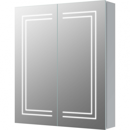 Suki 600mm 2 Door Front-Lit LED Mirror Cabinet