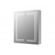 Suki 600mm 2 Door Front-Lit LED Mirror Cabinet from Ebzone Suki 600mm 2 Door Front-Lit LED Mirror Cabinet from Ebzone
