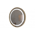 BTL Bathroom Mirrors DIMR0082 Halo 600mm Round Front-Lit LED Mirror - Brushed Brass BTL Bathroom Mirrors DIMR0082 Halo 600mm Round Front-Lit LED Mirror - Brushed Brass