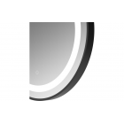 BTL Bathroom Mirrors DIMR0064 Halo 600mm Round Front-Lit LED Mirror - Matt Black BTL Bathroom Mirrors DIMR0064 Halo 600mm Round Front-Lit LED Mirror - Matt Black