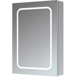 Rika 500mm 1 Door Front-Lit LED Mirror Cabinet