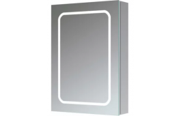 Rika 500mm 1 Door Front-Lit LED Mirror Cabinet