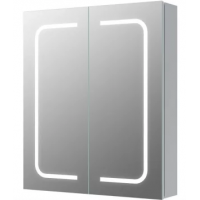 Rika 600mm 2 Door Front-Lit LED Mirror Cabinet
