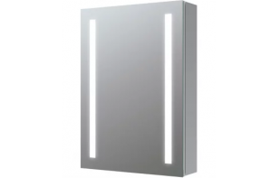 Sakura 500mm 1 Door Front-Lit LED Mirror Cabinet