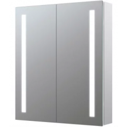 Sakura 600mm 2 Door Front-Lit LED Mirror Cabinet