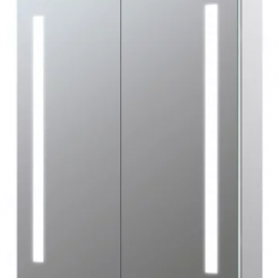 Sakura 600mm 2 Door Front-Lit LED Mirror Cabinet