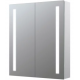 Sakura 600mm 2 Door Front-Lit LED Mirror Cabinet from Ebzone