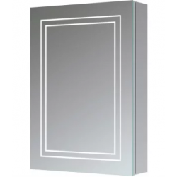 Suki 500mm 1 Door Front-Lit LED Mirror Cabinet