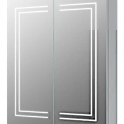 Suki 600mm 2 Door Front-Lit LED Mirror Cabinet