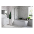 Bath Screens Chrome Frame Bath Screens Chrome Frame