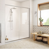 Classix 1200mm Easy-Fit Sliding Door - Chrome