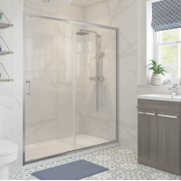 Classix 1400mm Sliding Door - Chrome