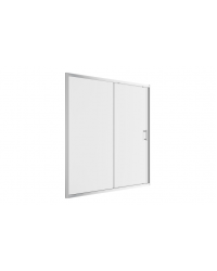 1000mm Sliding Shower Doors Chrome Frame