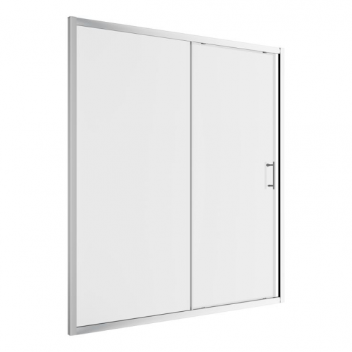 1000mm Sliding Shower Doors Chrome Frame