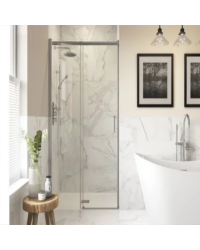 Sliding Shower Doors Chrome Frame
