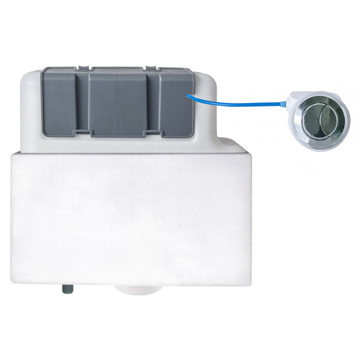 Venosa 1000mm Furniture & BTW WC Pack - White Gloss (RH)