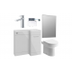 Venosa 900mm Furniture & BTW WC Pack - Grey Gloss (RH) Venosa 900mm Furniture & BTW WC Pack - Grey Gloss (RH)