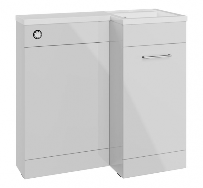 Venosa 900mm Furniture & BTW WC Pack - Grey Gloss (RH) Venosa 900mm Furniture & BTW WC Pack - Grey Gloss (RH)