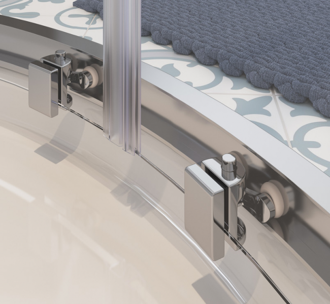 Classix 800mm 2 Door Easy-Fit Quadrant & 45mm Tray Pack - Chrome