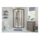 Classix 800mm 2 Door Quadrant - Black