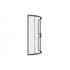 Classix 900mm x 6mm Glass 2 Door Quadrant - Black