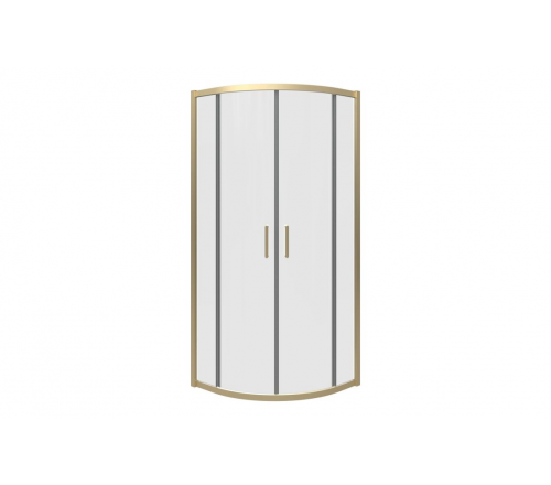 Classix 800mm 2 Door Quadrant - Brushed Brass