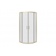 Classix 900mm 2 Door Quadrant - Brushed Brass