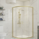 Classix 900mm 2 Door Quadrant - Brushed Brass