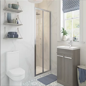 Classix 700mm Bi-fold Door - Chrome Classix 700mm Bi-fold Door - Chrome