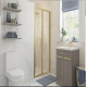 Classix 760mm Bi-fold Door - Brushed Brass Classix 760mm Bi-fold Door - Brushed Brass