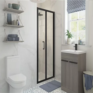 Classix 760mm Bi-fold Door - Matt Black Classix 760mm Bi-fold Door - Matt Black