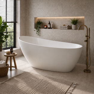 White Free Standing Baths