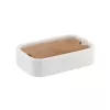 Origins Living Ninfea Soap Dish - White/Bamboo 1311-02