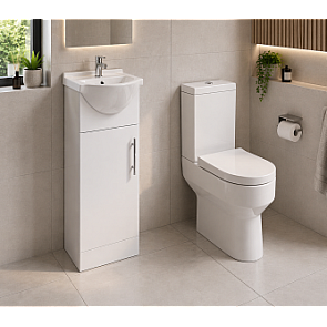 Vista 450mm Vanity & C/C Toilet Pack