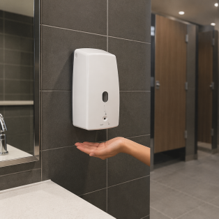 Commercial Washroom 2090-02 Origins Living Feel Soap Dispenser Automatic Sensor 0.5L - White 2090-02 Origins Living Feel Soap Dispenser Automatic Sensor 0.5L - White 2090-02