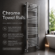 Chrome Ladder Towel Rails - Ebzone