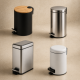 Bathroom Waste Pedal Bins - Ebzone
