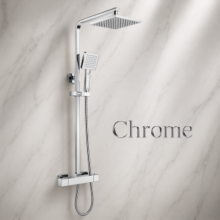 Columns Showers Chrome