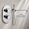 Aurora Round Shower Valve & Kit Pack 4 - Chrome