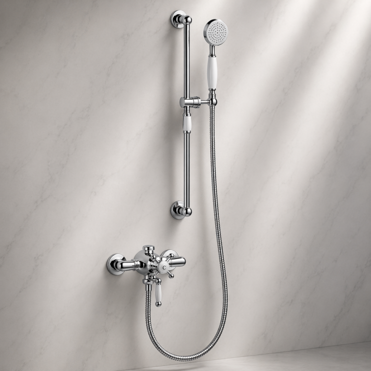 Berwick Concentric Single Outlet Shower Valve & Riser Kit Pack 1 - Chrome Berwick Concentric Single Outlet Shower Valve & Riser Kit Pack 1 - Chrome